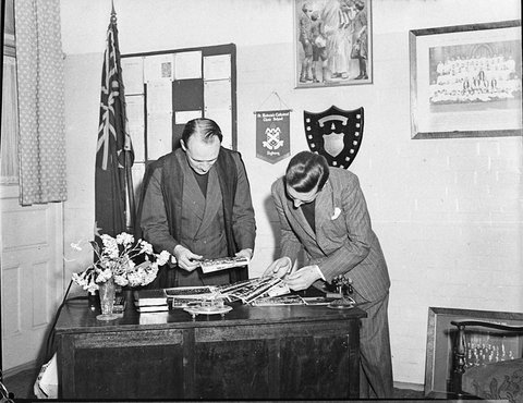 Arrival of the Archbishop of Canterbury Dr G Fisher, 1950