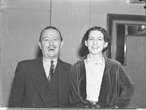 Artists in studio, 1937