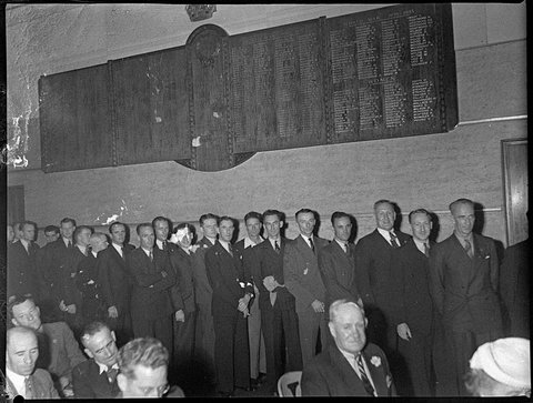 Auditorium party, 1946