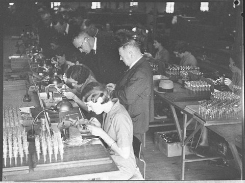 AWA Ashfield Works, 1936