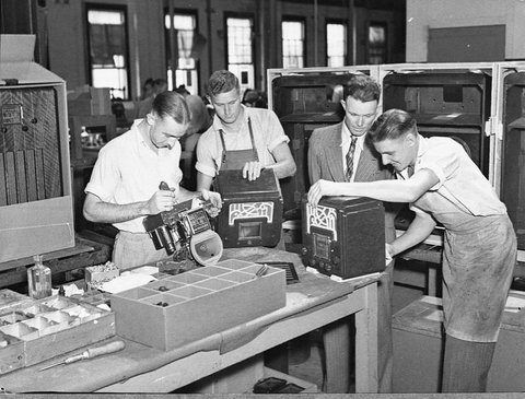 AWA Works Ashfield, 1937