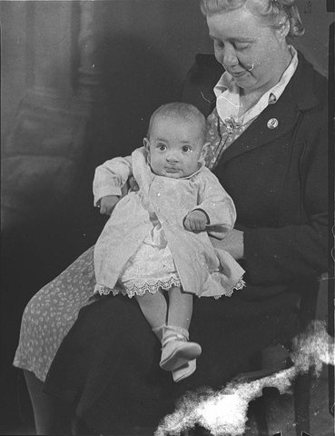 Baby for Far West Home, 1944