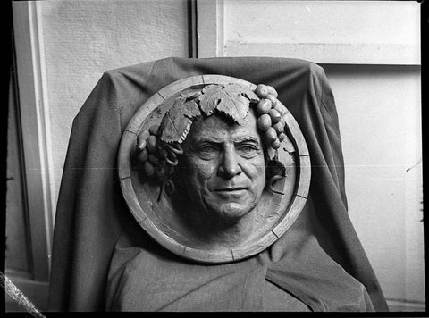 Basrelief of Leo Buring by Dr Fleischmann, 1947