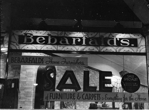 Bebarfalds furniture sale, 1930s