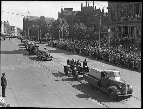 Billy Hughes funeral, 1952