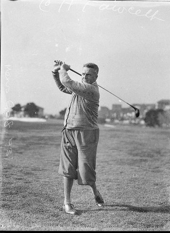 CH Fawcett Australian Open pro amateur, 1931