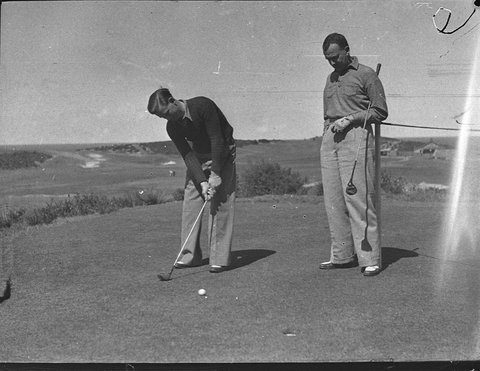 Championship golf at La Perouse, 1938