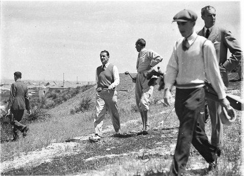 Championship golf at Rose Bay, c. 1934