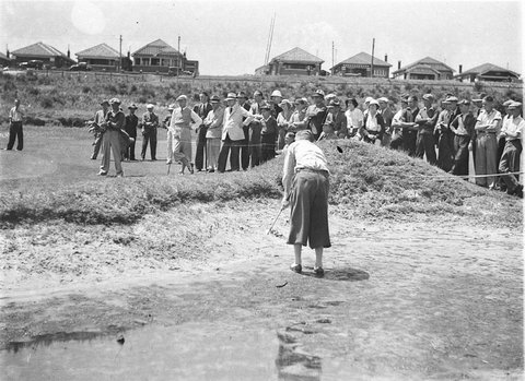 Championship golf at Rose Bay, 1934