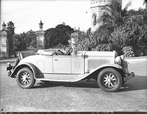Chrysler coupe taken for Liberty Motors, 1938