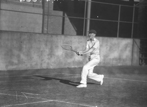 City of Sydney tennis junior player John Bromwich, 1934