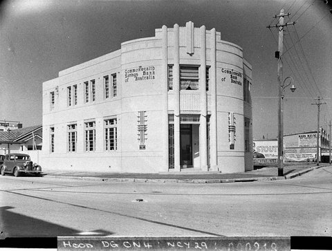 Commonwealth Bank branch office at Bexley Exterior view of whole building, 1937