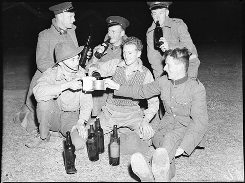 Concert at Ingleburn military camp, 1939