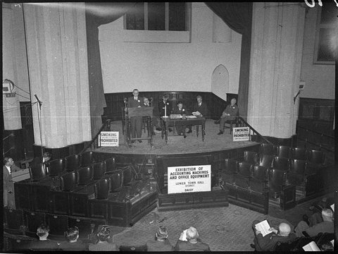 Congress of accountants meeting Assembly Hall, 1949