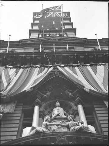 Coronation decorations, 1937