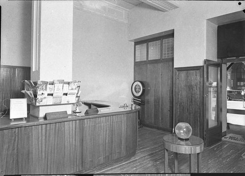 Counter in Challis House, 1938