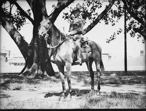 Country districts horse parade Light Horse company, 1938