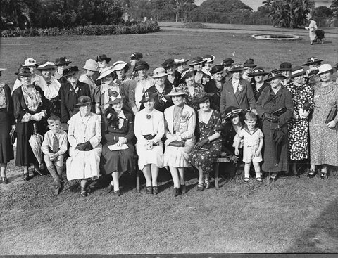 Country Womens Association at Gardens, 1937