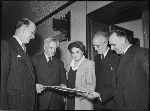 Cultural Centre meeting, 1954