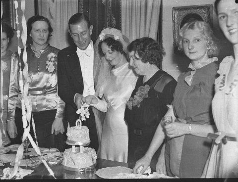 Cutriss Curtiss or Cuttriss wedding North Sydney, 1938