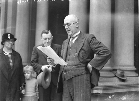Declaration of the poll Mr Beasley, 1934