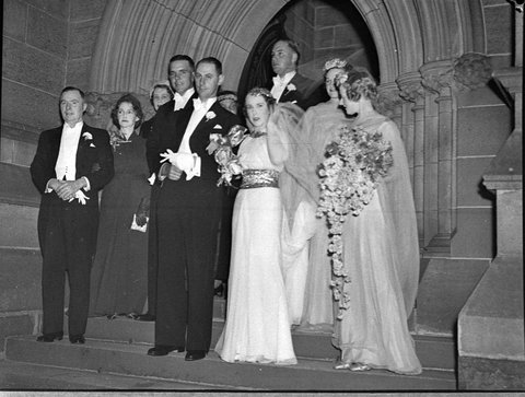 Dempsey wedding, 1937
