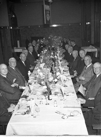 Dinner to Austin Diamond Railway Refreshment Room, 1944