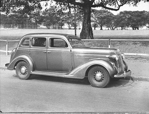 Dodge sedan taken for Telegraph classified ads, 1936