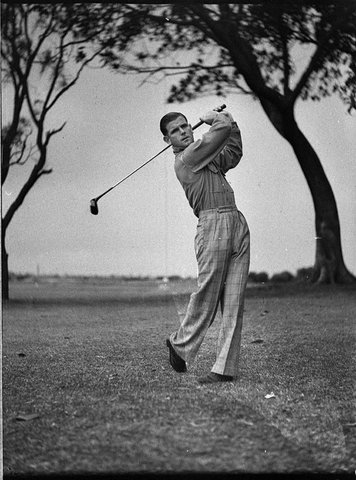 Dunlop Golf Cup taken for Golf in Australia, 1937