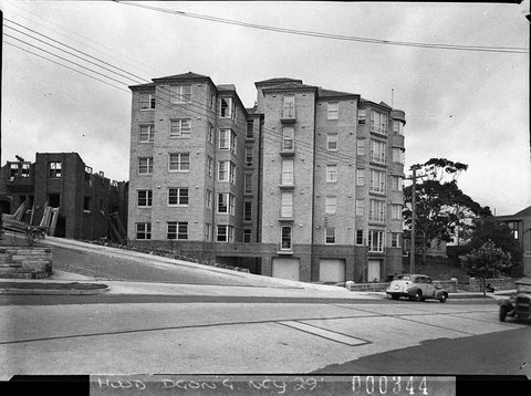 Edgecliff House flats, 1937