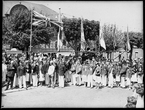 Empire Games representatives, 1938