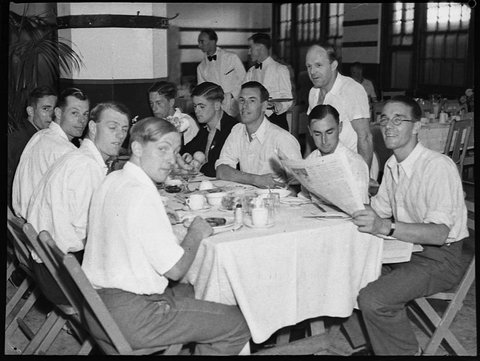 Empire Games representatives, 1938
