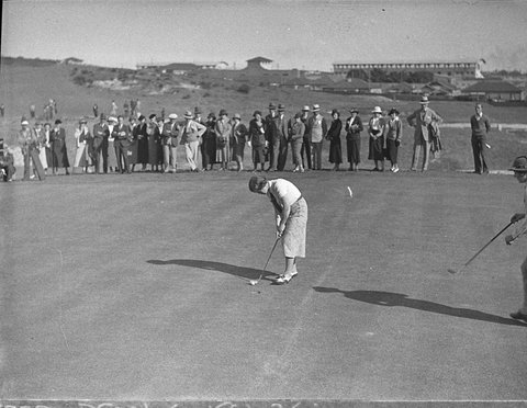 English women golfers, 1935