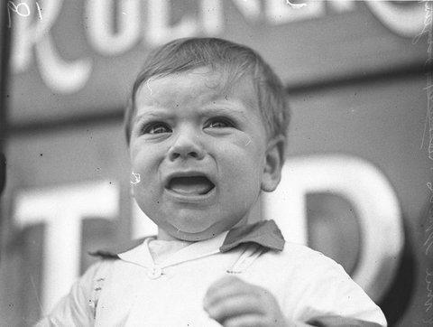 Ernie Smith or Ronald Bryant at Campsie Baby Show, 1934