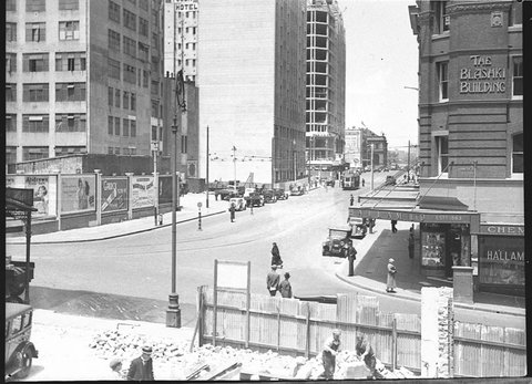 Excavations for Temperance Hotel taken for Stephen Taylor, 1936