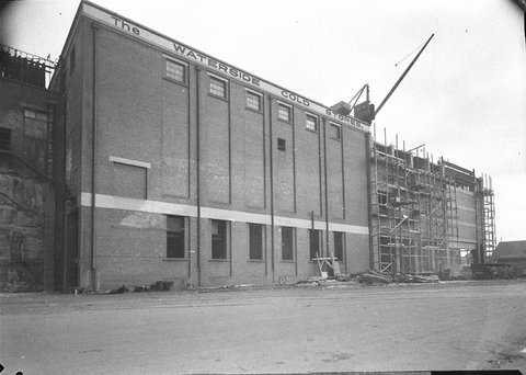 Extensions being carried out Waterside Cold Stores taken for Mr Driscoll, 1944