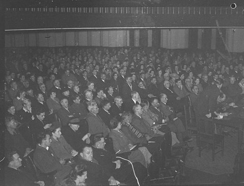 Federated Ironworkers conference Federation Hall, 1945