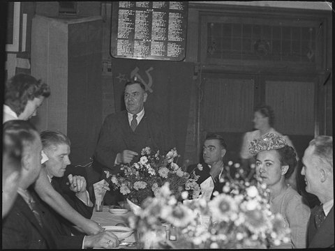 Federated Ironworkers dinner, 1947