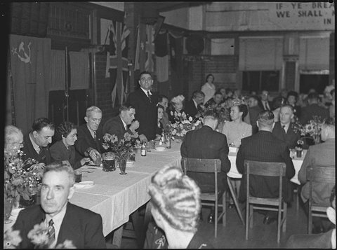 Federated Ironworkers dinner, 1947
