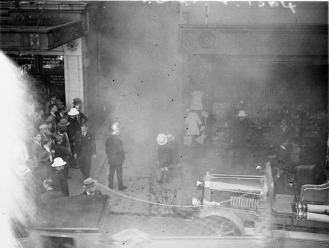 Fire in Castlereagh Street, 1934