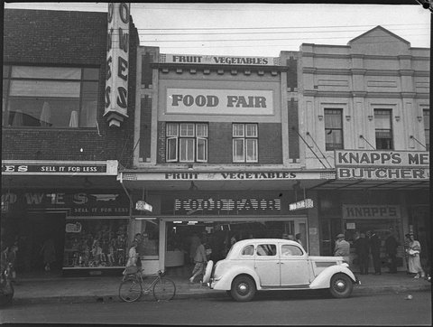 Food Fair 274 Forest Road Hurstville taken for LJ Hooker Ltd, 1951