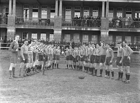 Football match, 1938