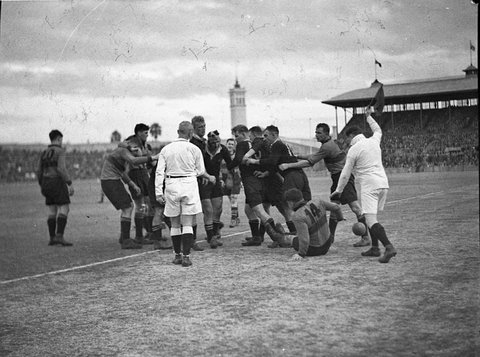 Football Sydney Cricket Ground Australia v New Zealand, 1938