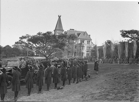 Funeral Dr Prescott Newington College, 1946