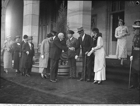 Garden party at Government House, 1935