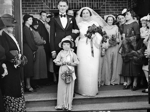 GaymourAckerman wedding at Penshurst, 1936
