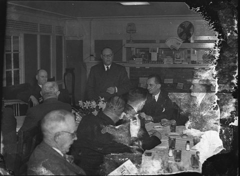 George Doyle at Wentworth taken for Kingsley Radio, 1947