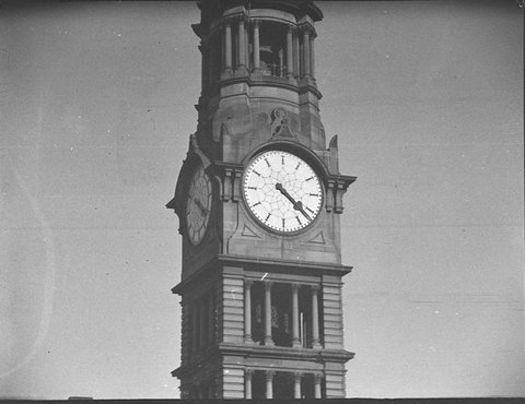 GPO tower and clock taken for Commonwealth Bank, 1938