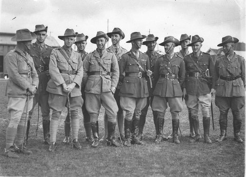 Group of officers, c. 1932
