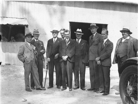 Group of show officials, c. 1929